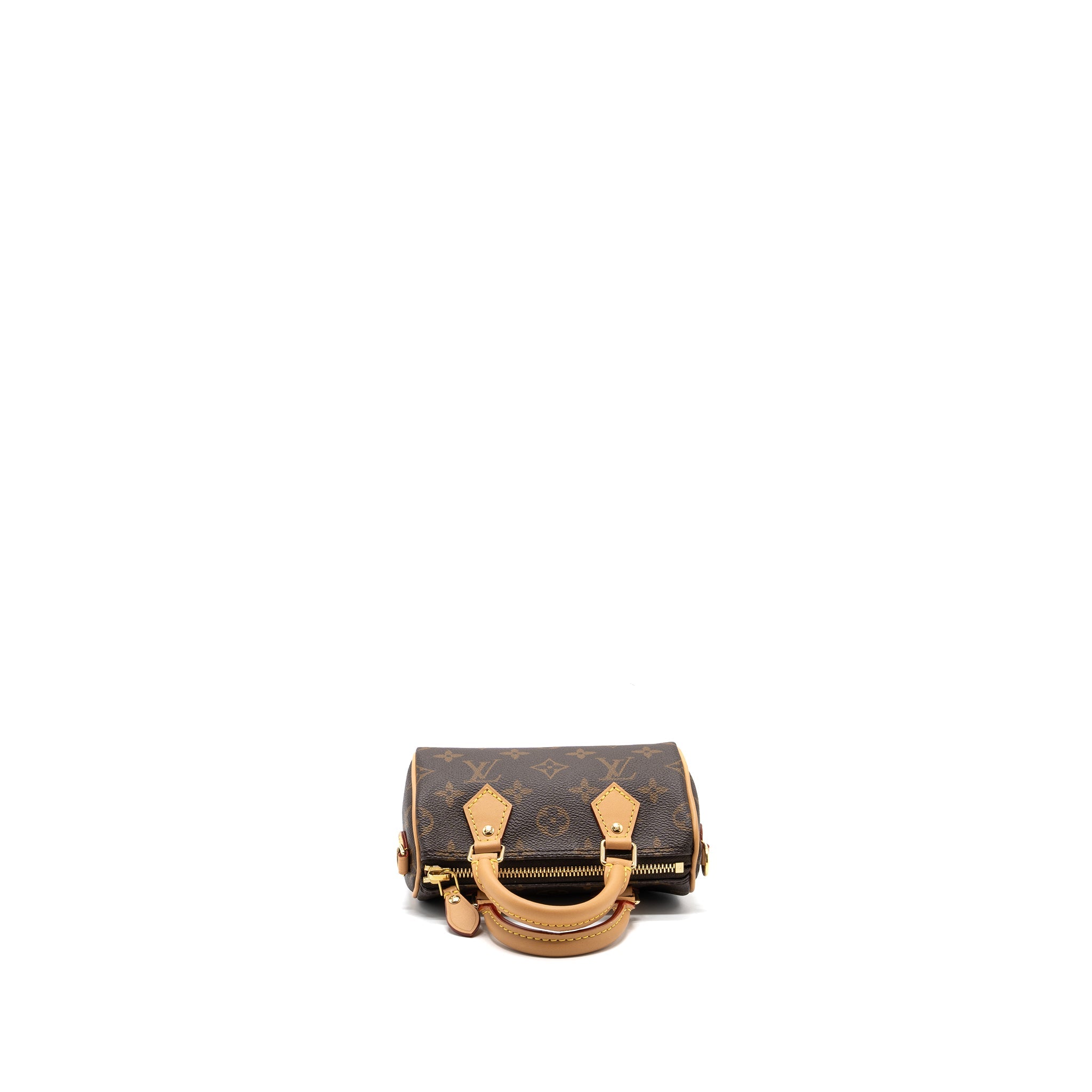 LOUIS VUITTON NANO SPEEDY MONOGRAM CANVAS GHW