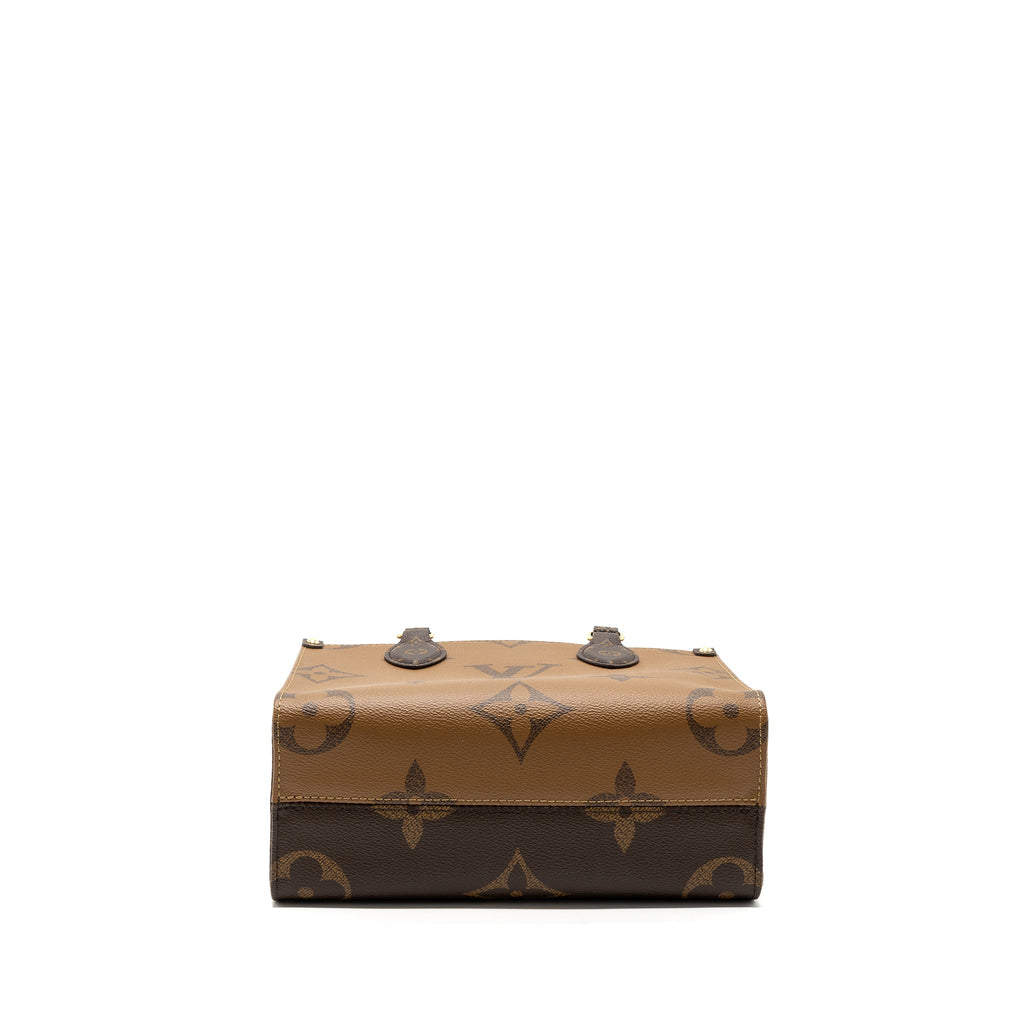 LOUIS VUITTON ONTHEGO PM MONOGRAM CANVAS / MONOGRAM REVERSE CANVAS GHW(NEW VERSION)