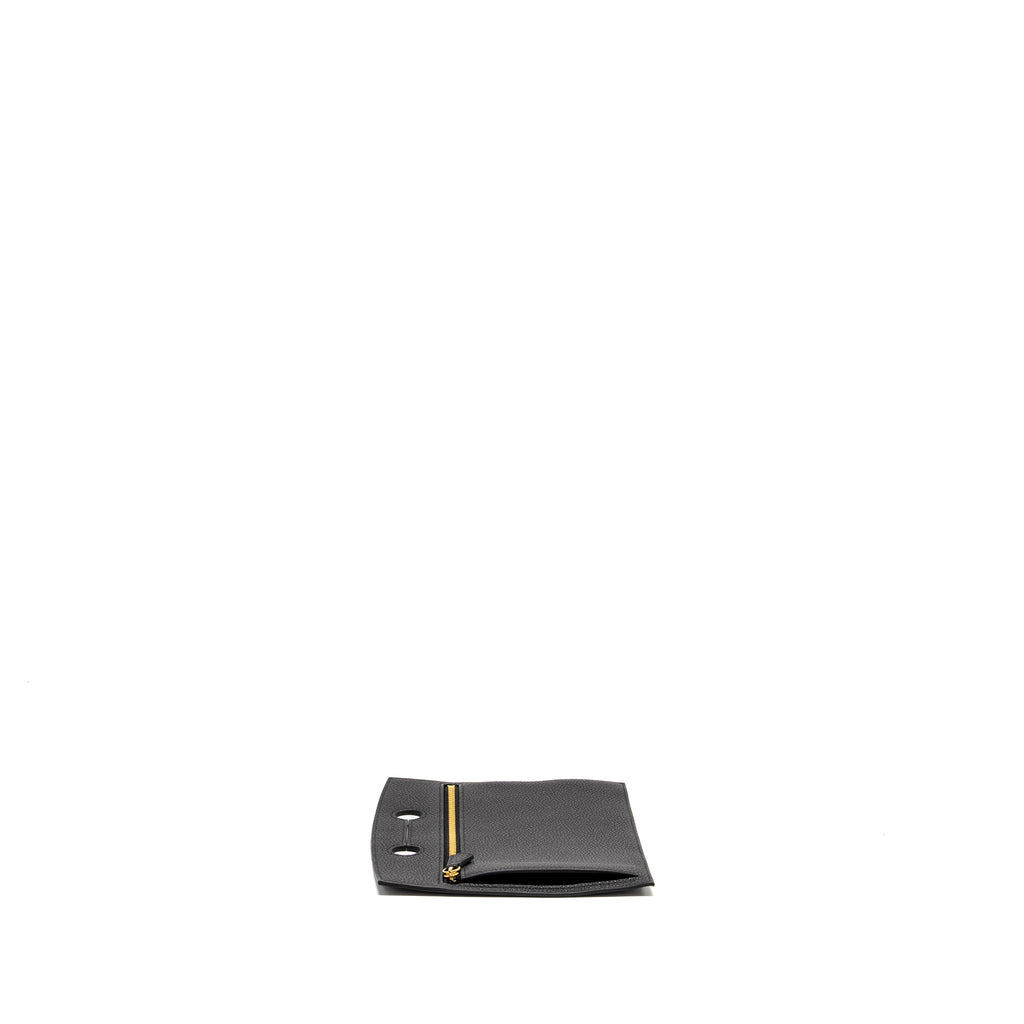 HERMES POCHETTE BACKPOCKET 25 TOGO BLACK GHW