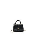 CHANEL MINI COCO HANDLE CAVIAR BLACK LGHW