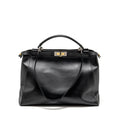 FENDI LARGE PEEKABOO BAG CALFSKIN BLACK GHW