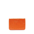 GOYARD SENAT MM POUCH GOYARDINE CANVAS ORANGE SHW