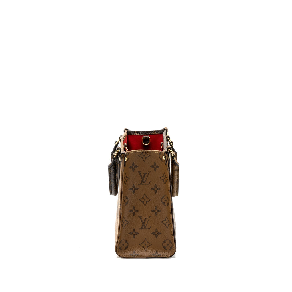 LOUIS VUITTON ONTHEGO PM MONOGRAM CANVAS / MONOGRAM REVERSE CANVAS GHW(NEW VERSION)