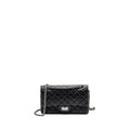 CHANEL SMALL 2.55 REISSUE FLAP BAG AGED CALFSKIN BLACK RUTHENIUM HARDWARE