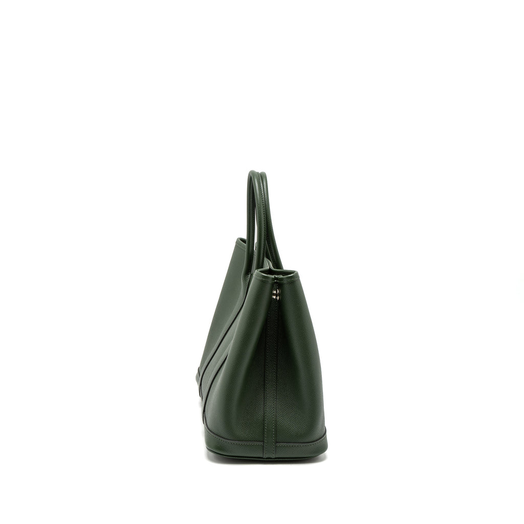 HERMES GARDEN PARTY 30 EPSOM VERT ANGLAIS SHW