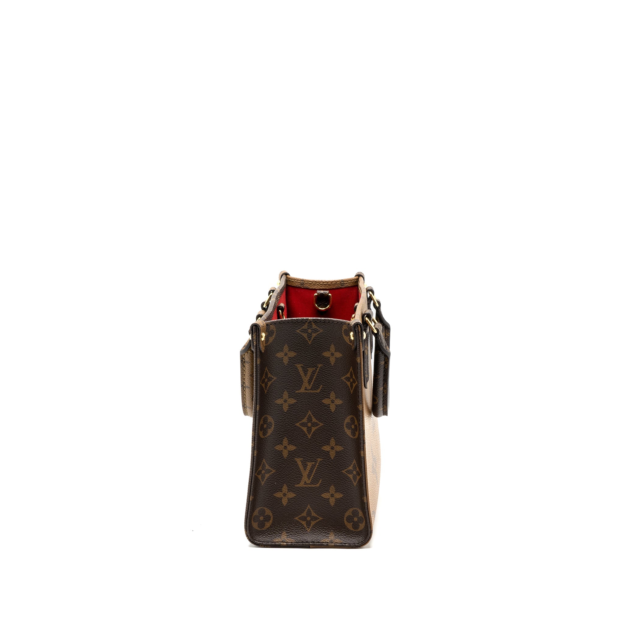 LOUIS VUITTON ONTHEGO PM MONOGRAM CANVAS / MONOGRAM REVERSE CANVAS GHW(NEW VERSION)