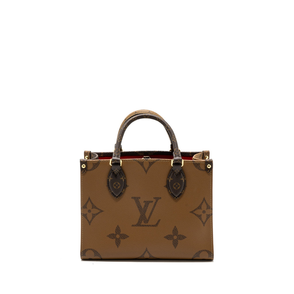 LOUIS VUITTON ONTHEGO PM MONOGRAM CANVAS / MONOGRAM REVERSE CANVAS GHW(NEW VERSION)