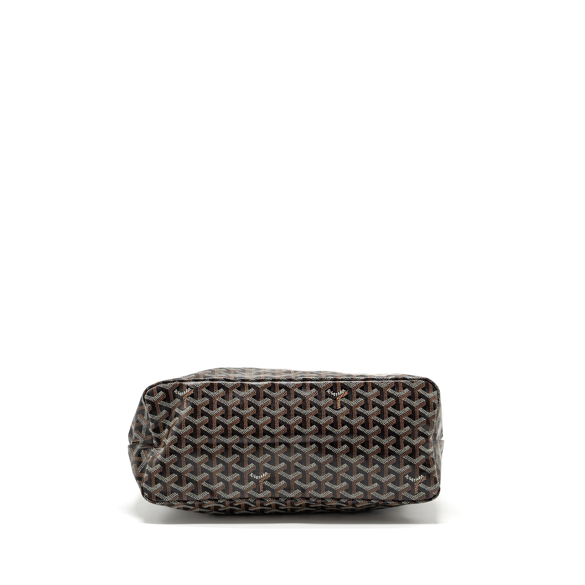 GOYARD BOHEME HOBO BAG GOYARDLINE CANVAS / CALFSKIN BLACK SHW