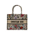DIOR MEDIUM DIOR BOOK TOTE MILLE FLEURS EMBROIDERY MULTICOLOUR