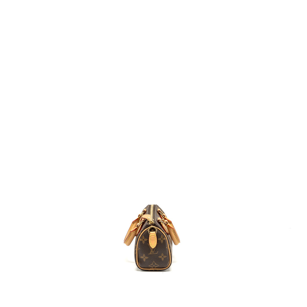 LOUIS VUITTON NANO SPEEDY MONOGRAM CANVAS GHW