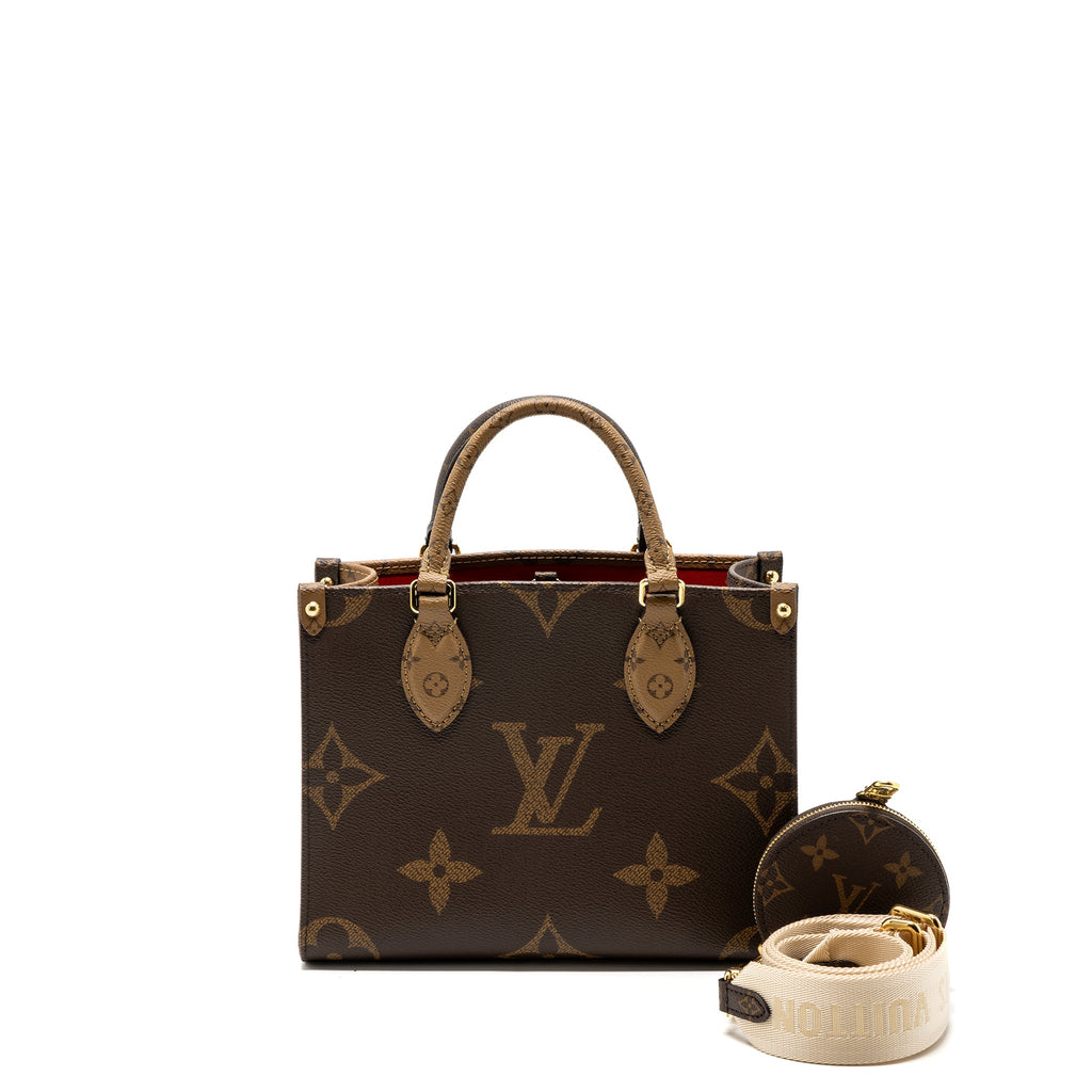 LOUIS VUITTON ONTHEGO PM MONOGRAM CANVAS / MONOGRAM REVERSE CANVAS GHW(NEW VERSION)