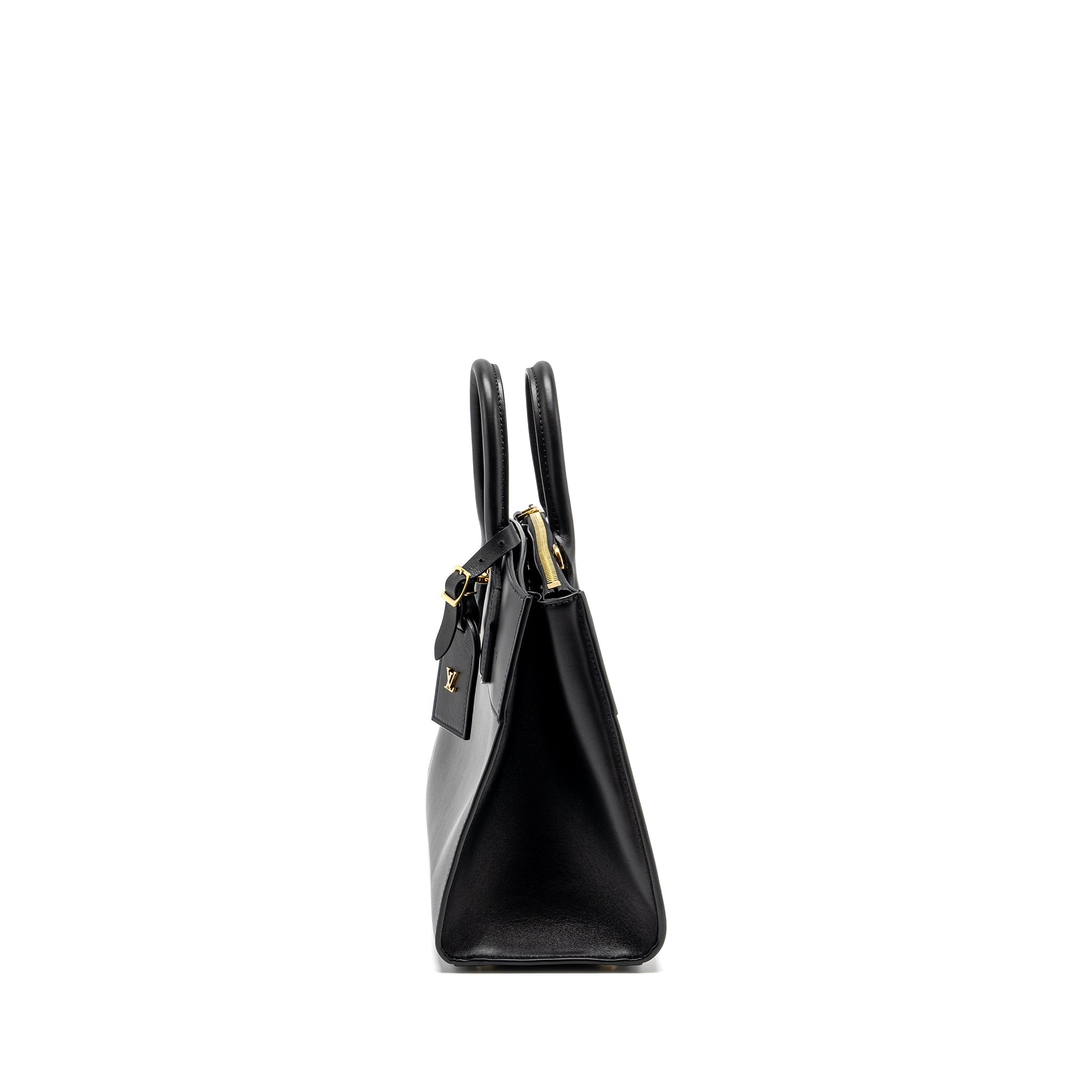 LOUIS VUITTON CITY STEAMER PM GRAINED CALFSKIN BLACK GHW