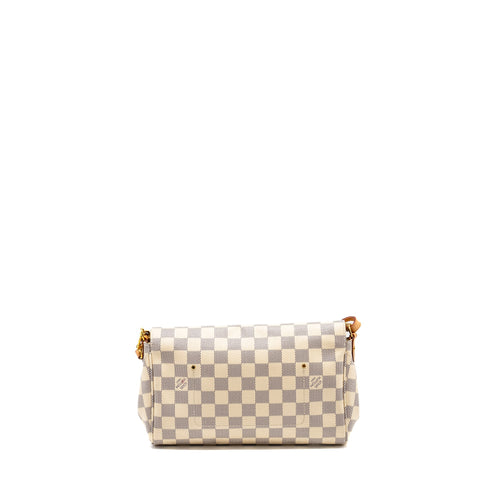 LOUIS VUITTON FAVORITE MM DAMIER AZUR CANVAS GHW