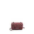 CHANEL MINI RECTANGULAR FLAP BAG TWEED MULTICOLOUR RUTHENIUM HARDWARE(MICROCHIP)