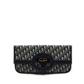 DIOR FOLDER CLUTCH BLUE DIOR OBLIQUE CANVAS/ LEATHER GHW