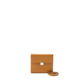 HERMES CLIC 16 WALLET CHEVRE MYSORE CARAMEL SHW