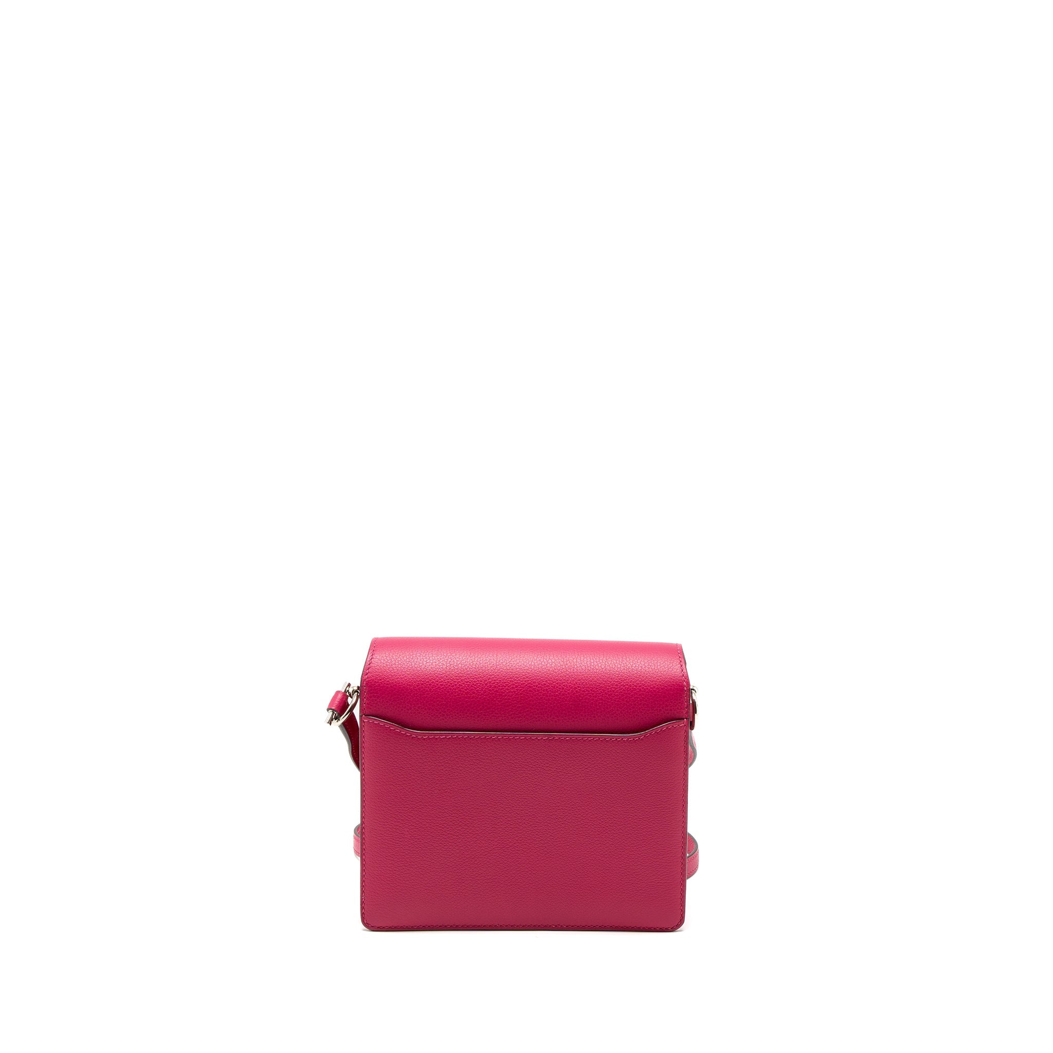 HERMES MINI ROULIS ALLIGATOR TOUCH EVERCOLOR ROSE MEXICO SHW