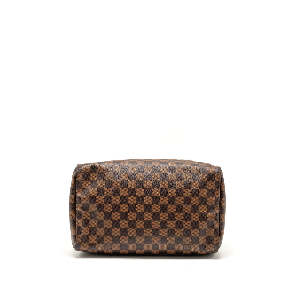 LOUIS VUITTON SPEEDY 30 DAMIER EBENE CANVAS GHW
