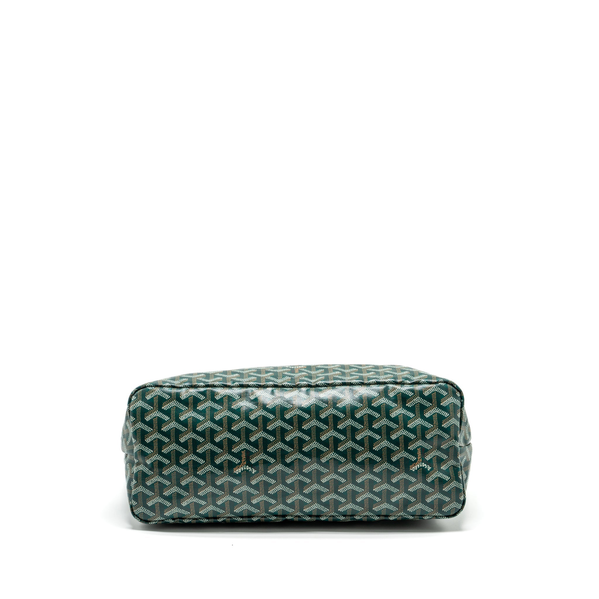 GOYARD BOHEME HOBO BAG GOYARDLINE CANVAS / CALFSKIN GREEN SHW