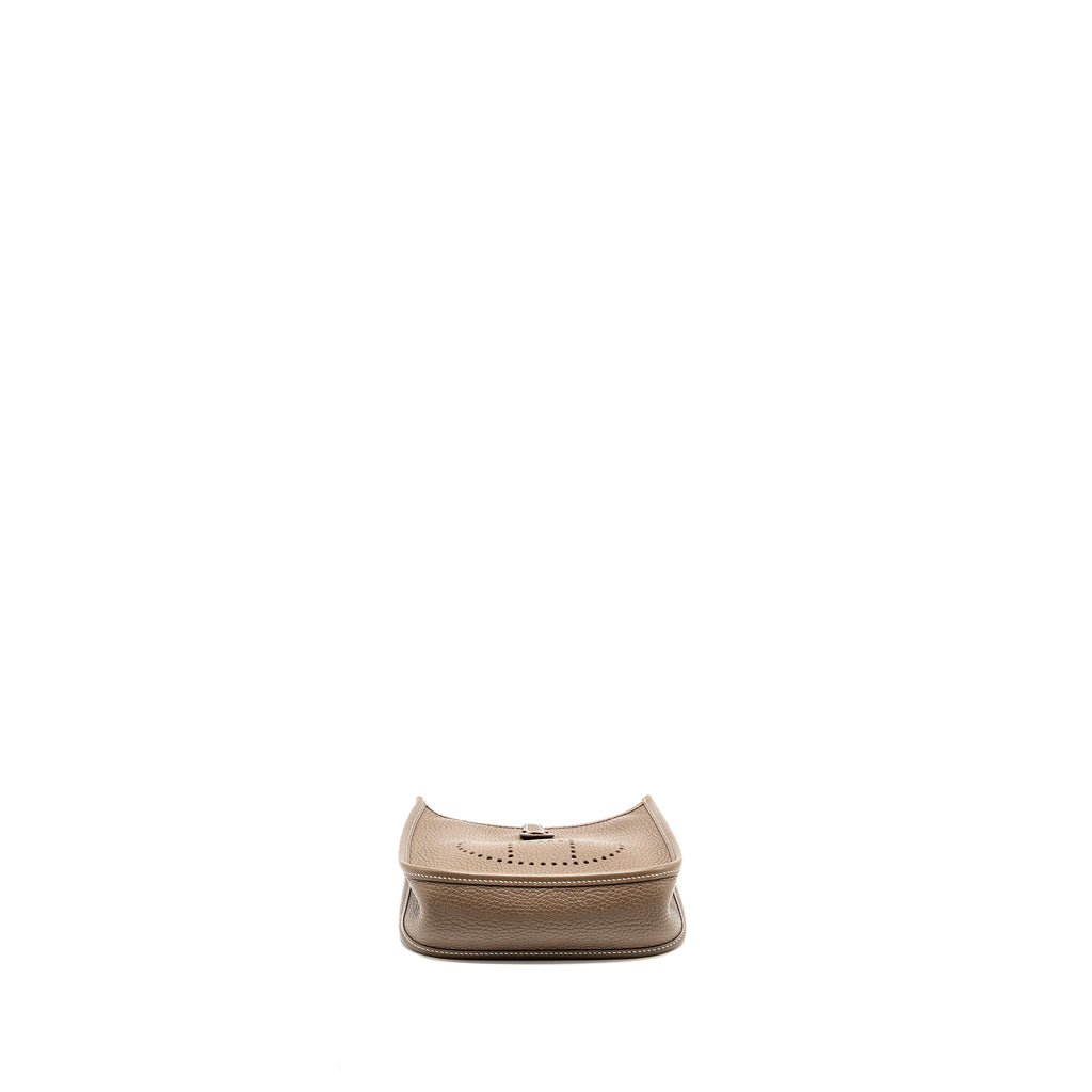 HERMES MINI EVELYNE CLEMENCE ETOUPE / BLUE NUIT SHW