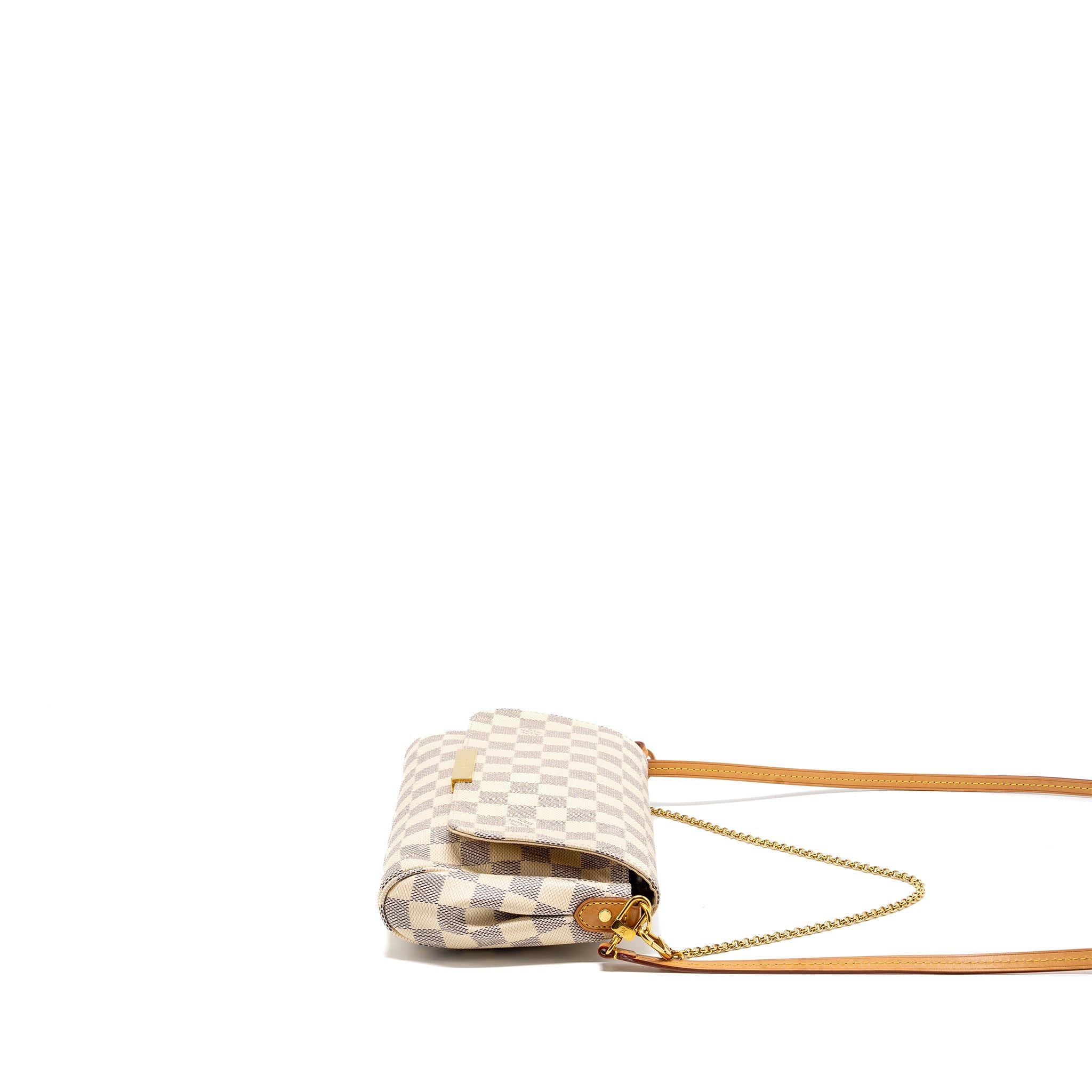 LOUIS VUITTON FAVORITE MM DAMIER AZUR CANVAS GHW