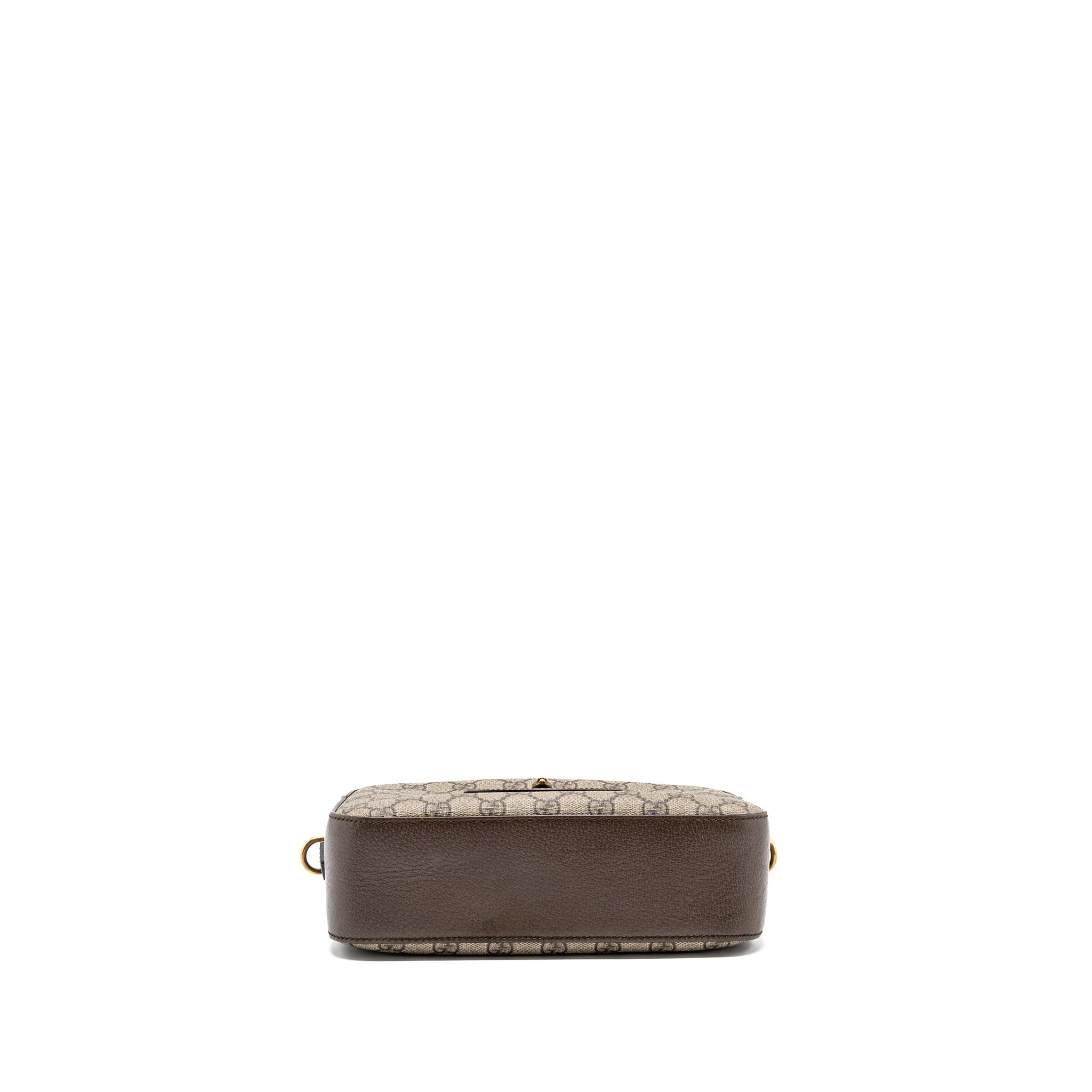 GUCCI GG SUPREME CAMERA BAG CANVAS/ LEATHER GHW