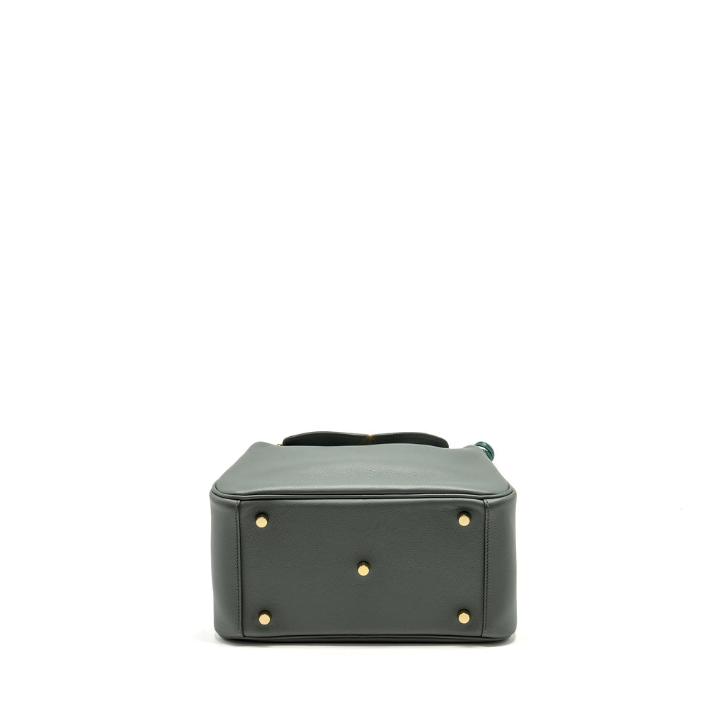 HERMES LINDY 26 EVERCOLOR VERT AMANDE GHW