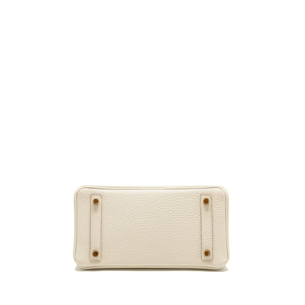 HERMES BIRKIN 25 TOGO MUSHROOM GHW