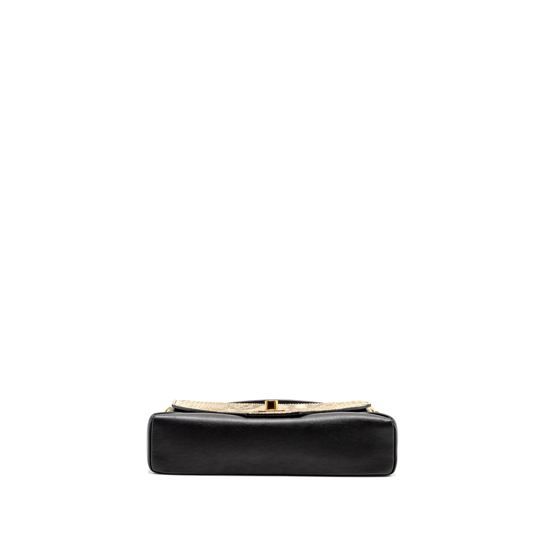 LOUIS VUITTON LOVE NOTE BAG PYTHON/CALFSKIN BLACK/MULTICOLOUR GHW