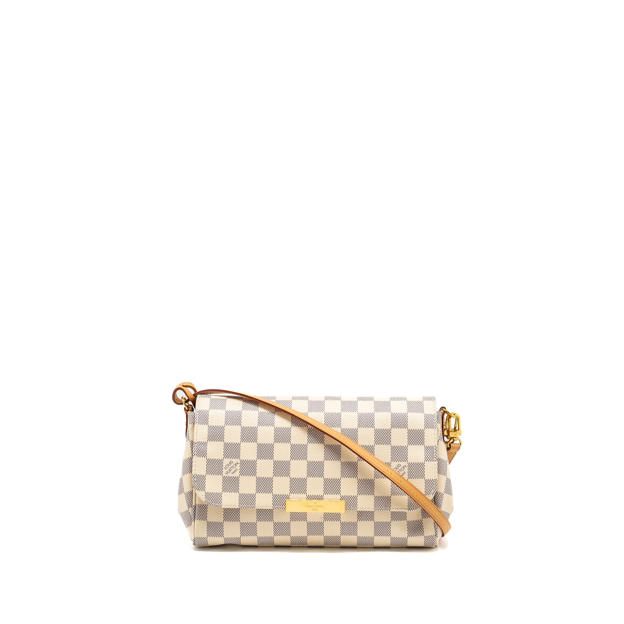 LOUIS VUITTON FAVORITE MM DAMIER AZUR CANVAS GHW