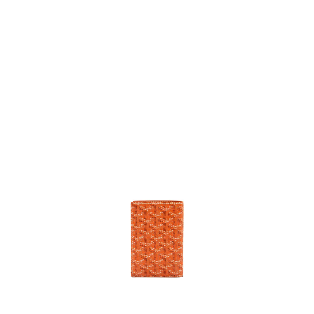 GOYARD PASSPORT HOLDER CANVAS ORANGE
