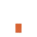 GOYARD PASSPORT HOLDER CANVAS ORANGE