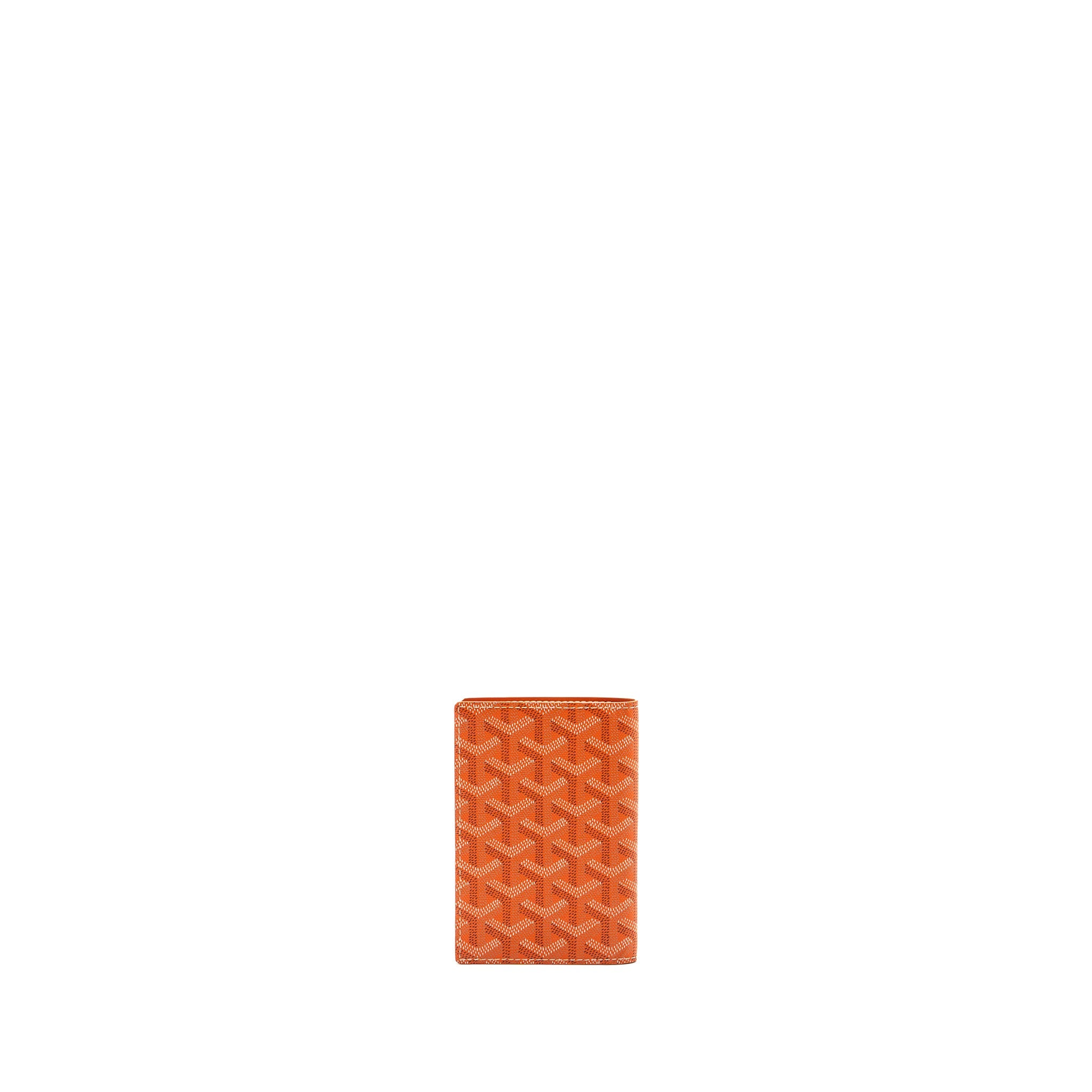 GOYARD PASSPORT HOLDER CANVAS ORANGE