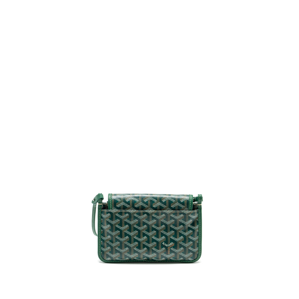 GOYARD PORTEFEUILLE POCHETTE PLUMET GOYARDINE CANVAS VERT SHW