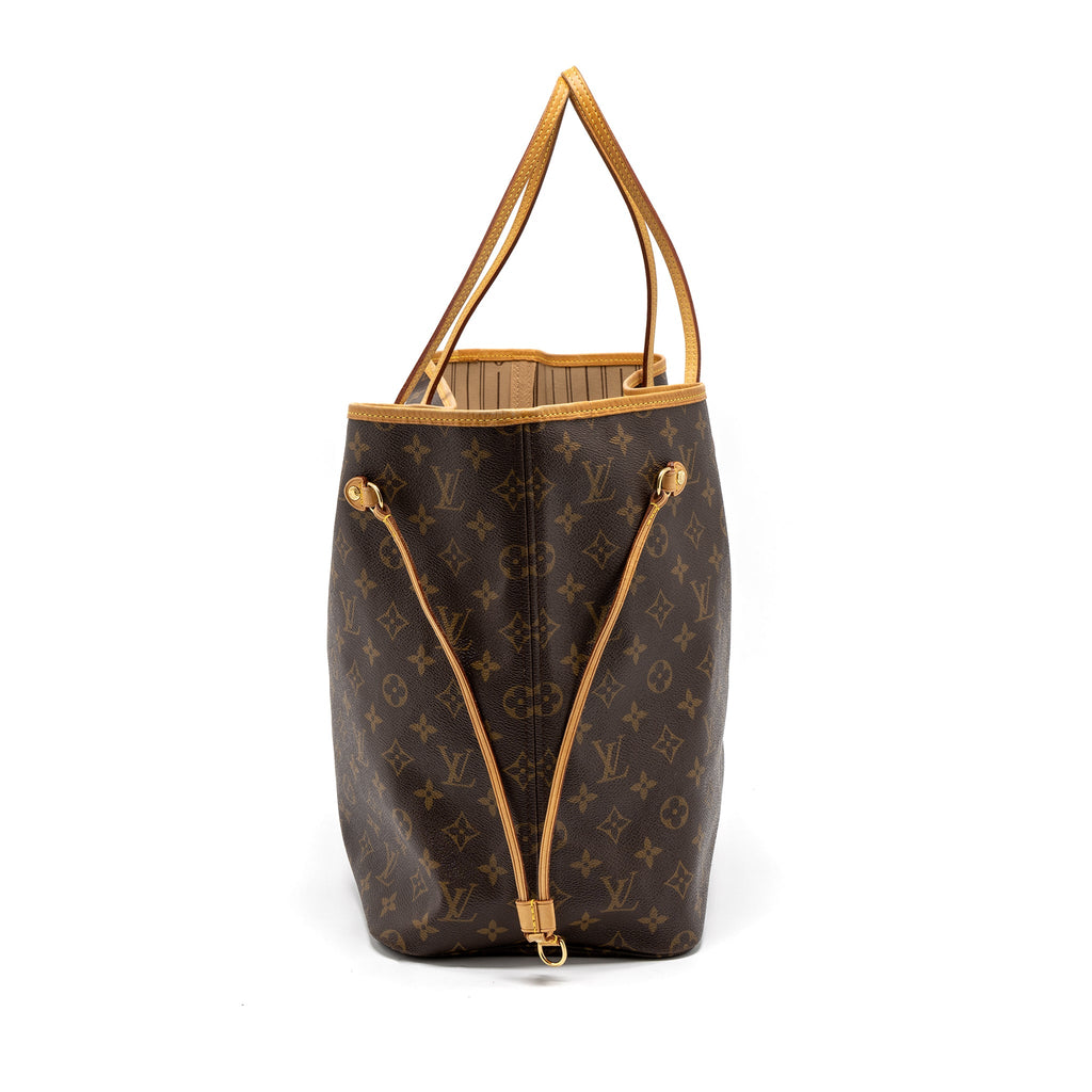 LOUIS VUITTON NEVERFULL GM MONOGRAM CANVAS GHW