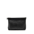 BOTTEGA VENETA INTRECCIATO POUCH CALFSKIN BLACK SHW