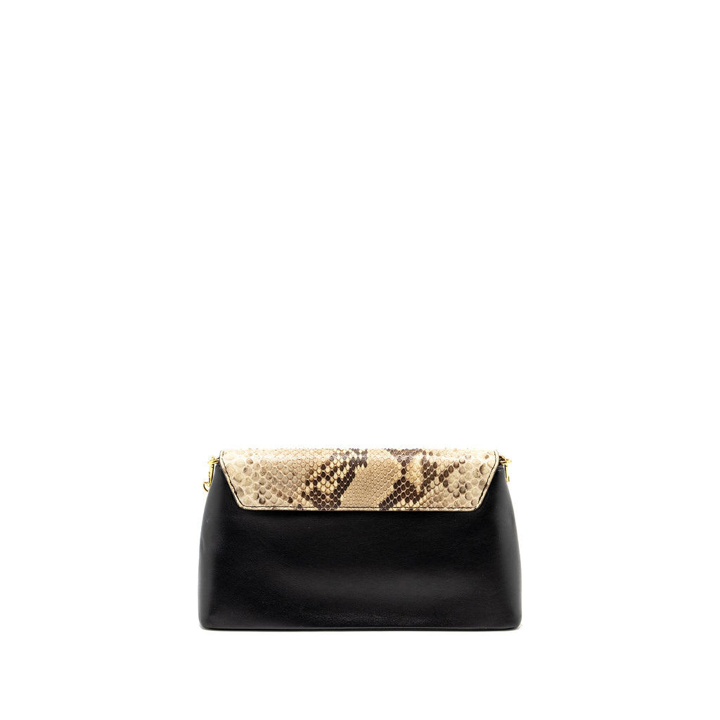 LOUIS VUITTON LOVE NOTE BAG PYTHON/CALFSKIN BLACK/MULTICOLOUR GHW