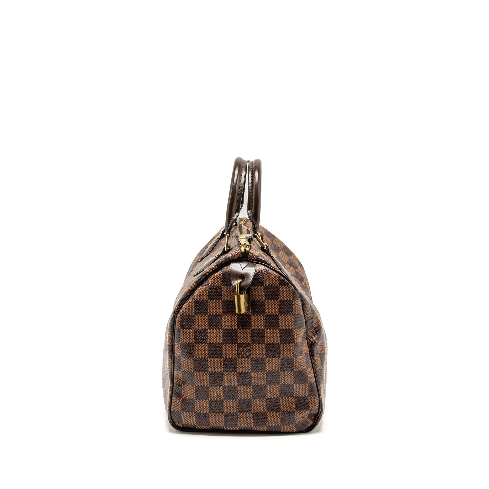 LOUIS VUITTON SPEEDY 30 DAMIER EBENE CANVAS GHW