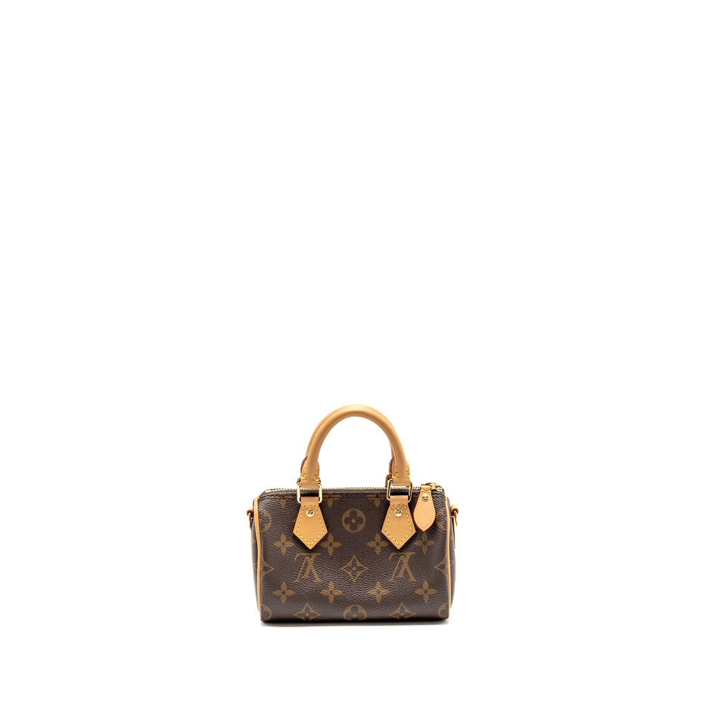 LOUIS VUITTON NANO SPEEDY MONOGRAM CANVAS GHW