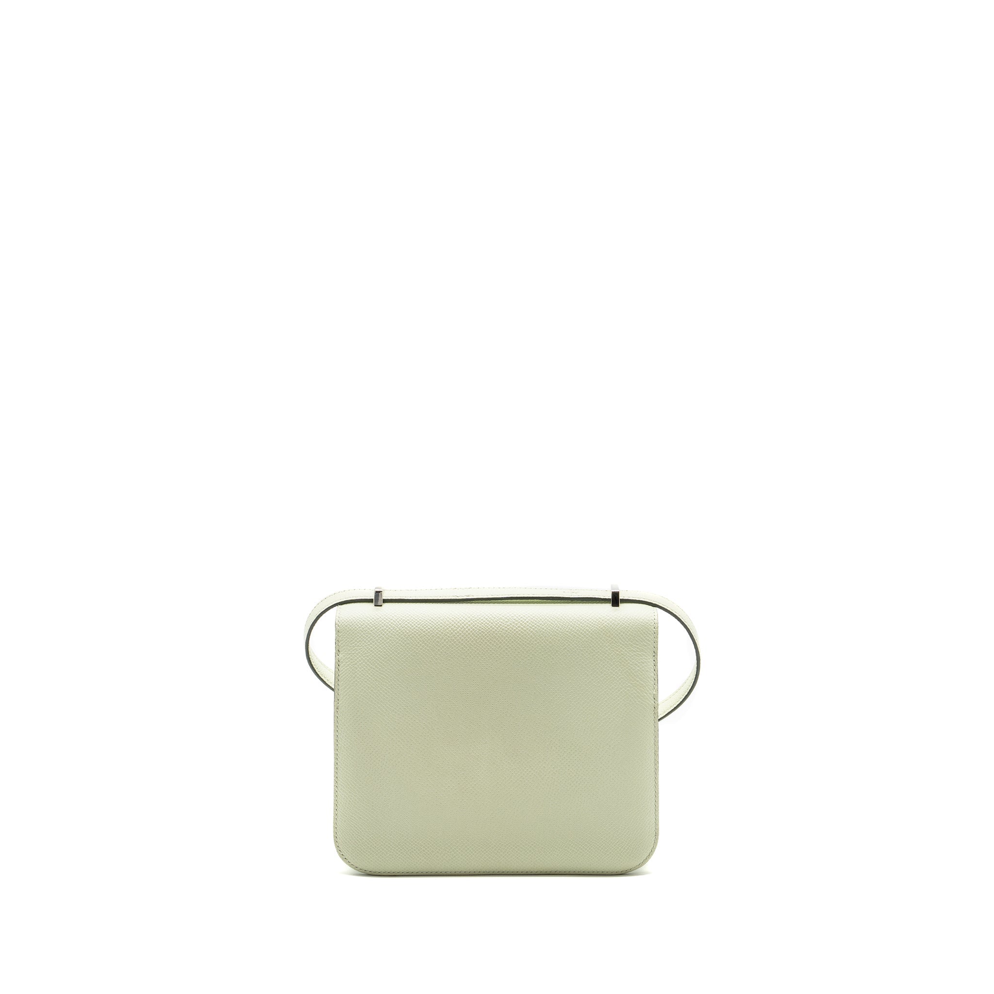 HERMES MINI CONSTANCE EPSOM VERT FIZZ SHW