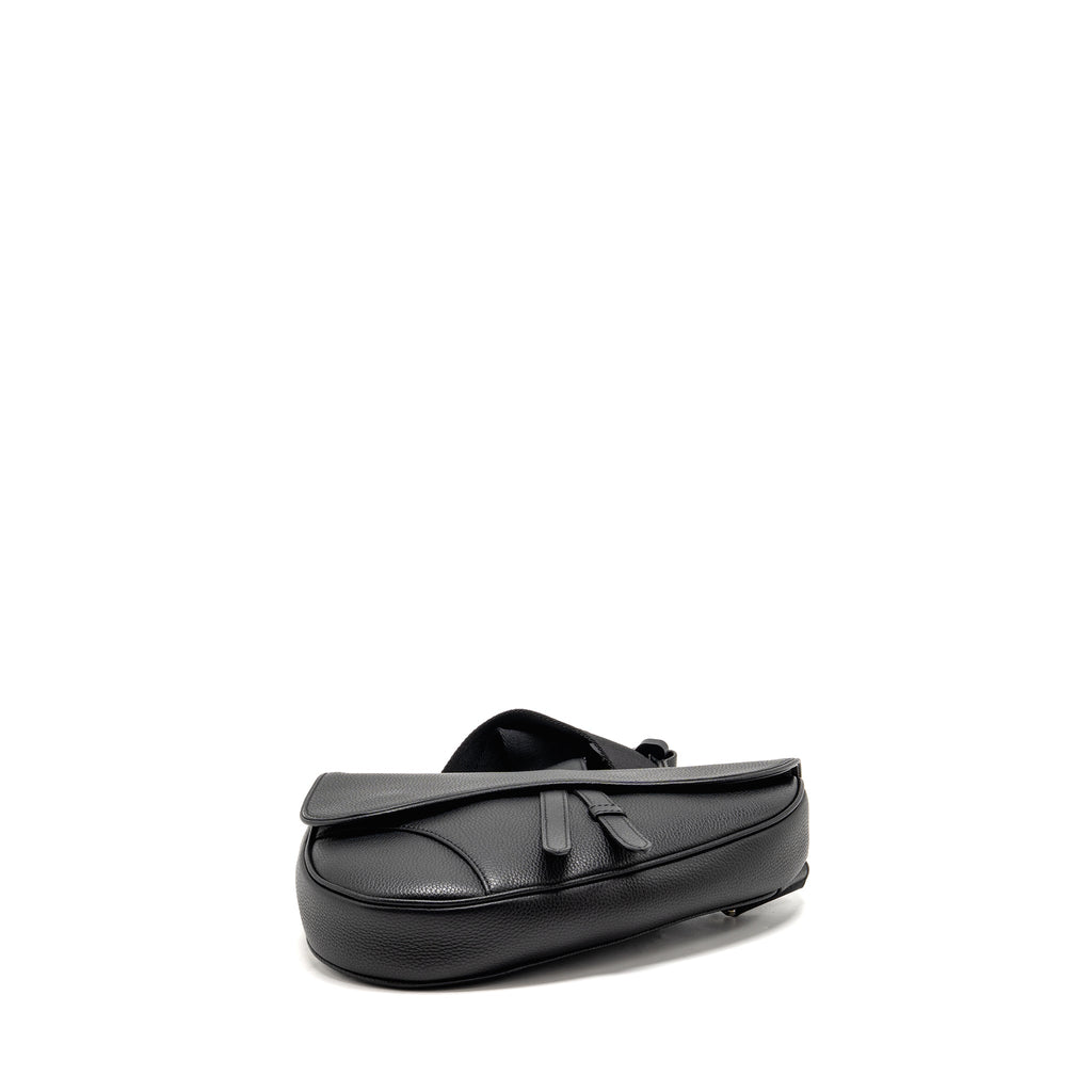 DIOR HOMME SADDLE BAG CALFSKIN BLACK SHW