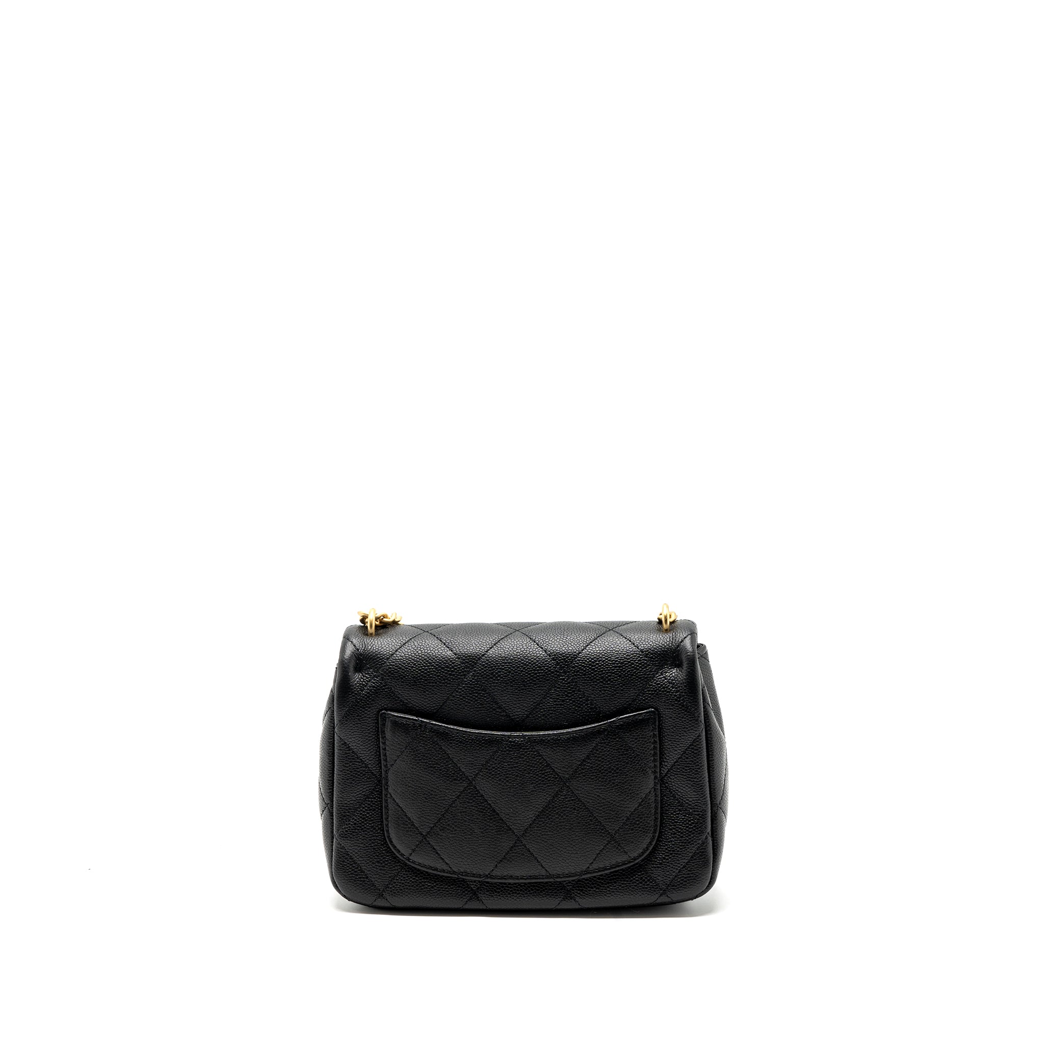 CHANEL 23P COCO LOVE FLAP BAG CAVIAR BLACK GHW(MICROCHIP)