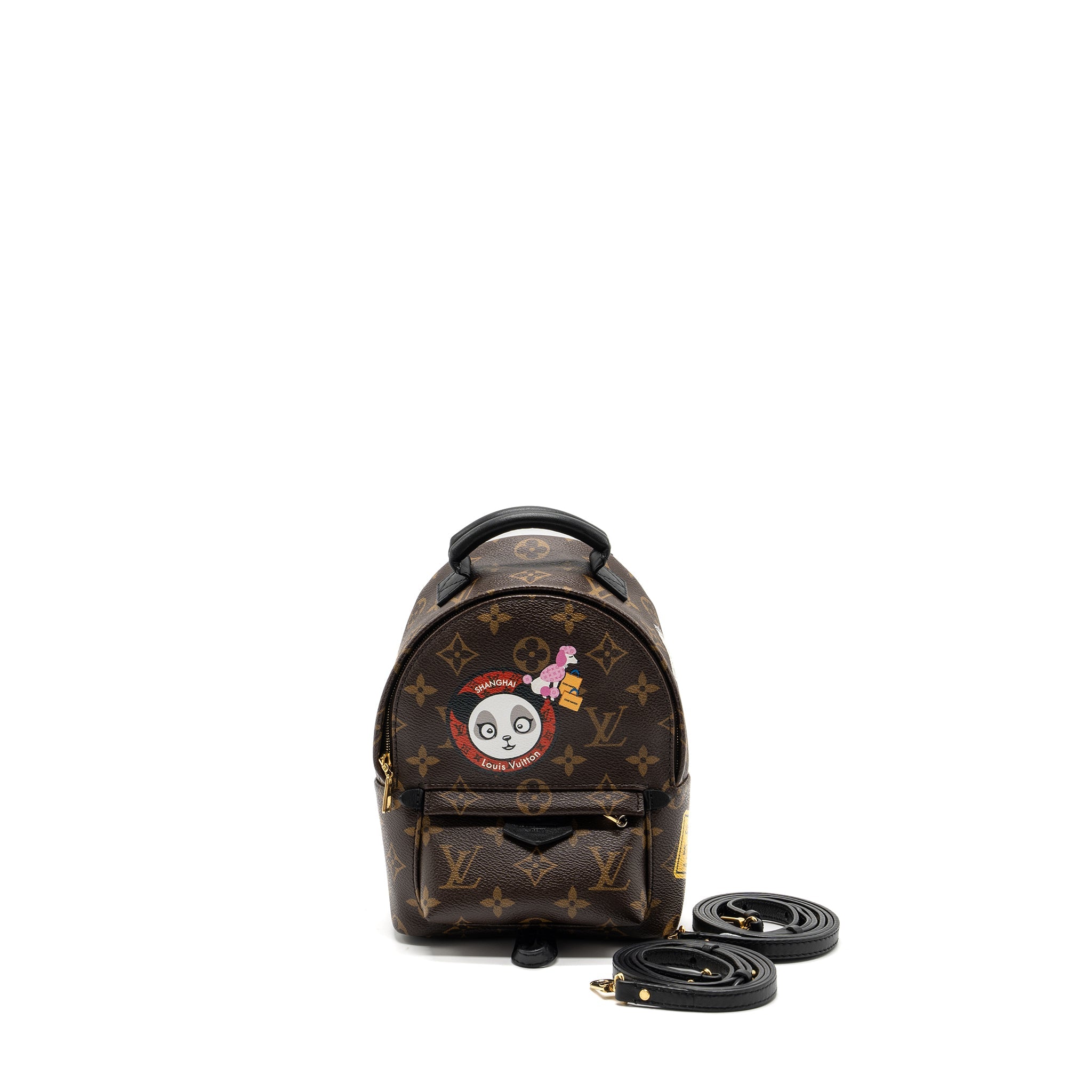 LOUIS VUITTON MINI PALM SPRING BACKPACK LIMITED EDITION MONOGRAM CANVAS/MULTICOLOUR GHW