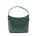 GOYARD BOHEME HOBO BAG GOYARDLINE CANVAS / CALFSKIN GREEN SHW