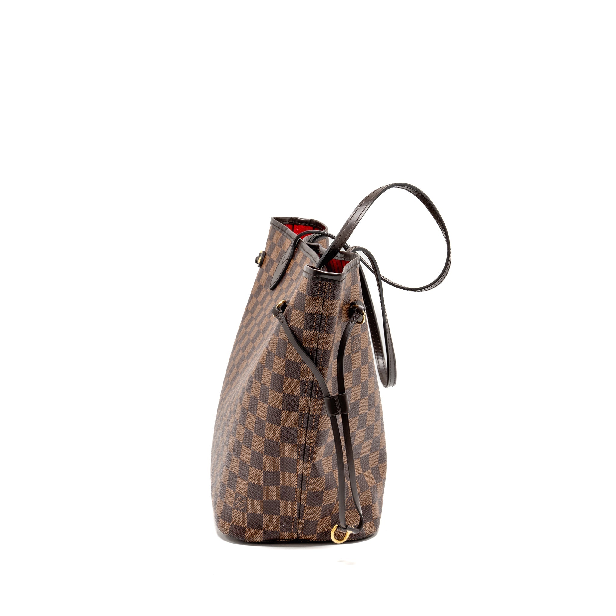 LOUIS VUITTON NEVERFULL MM DAMIER EBENE CANVAS GHW