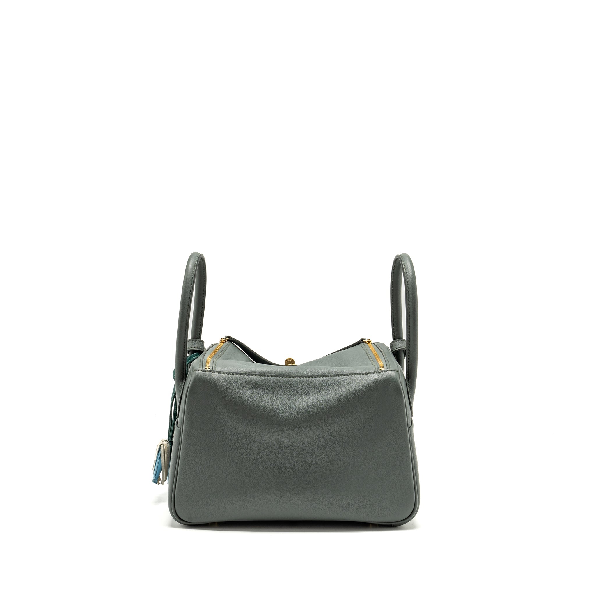 HERMES LINDY 26 EVERCOLOR VERT AMANDE GHW
