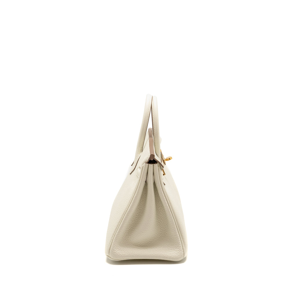 HERMES BIRKIN 25 TOGO MUSHROOM GHW
