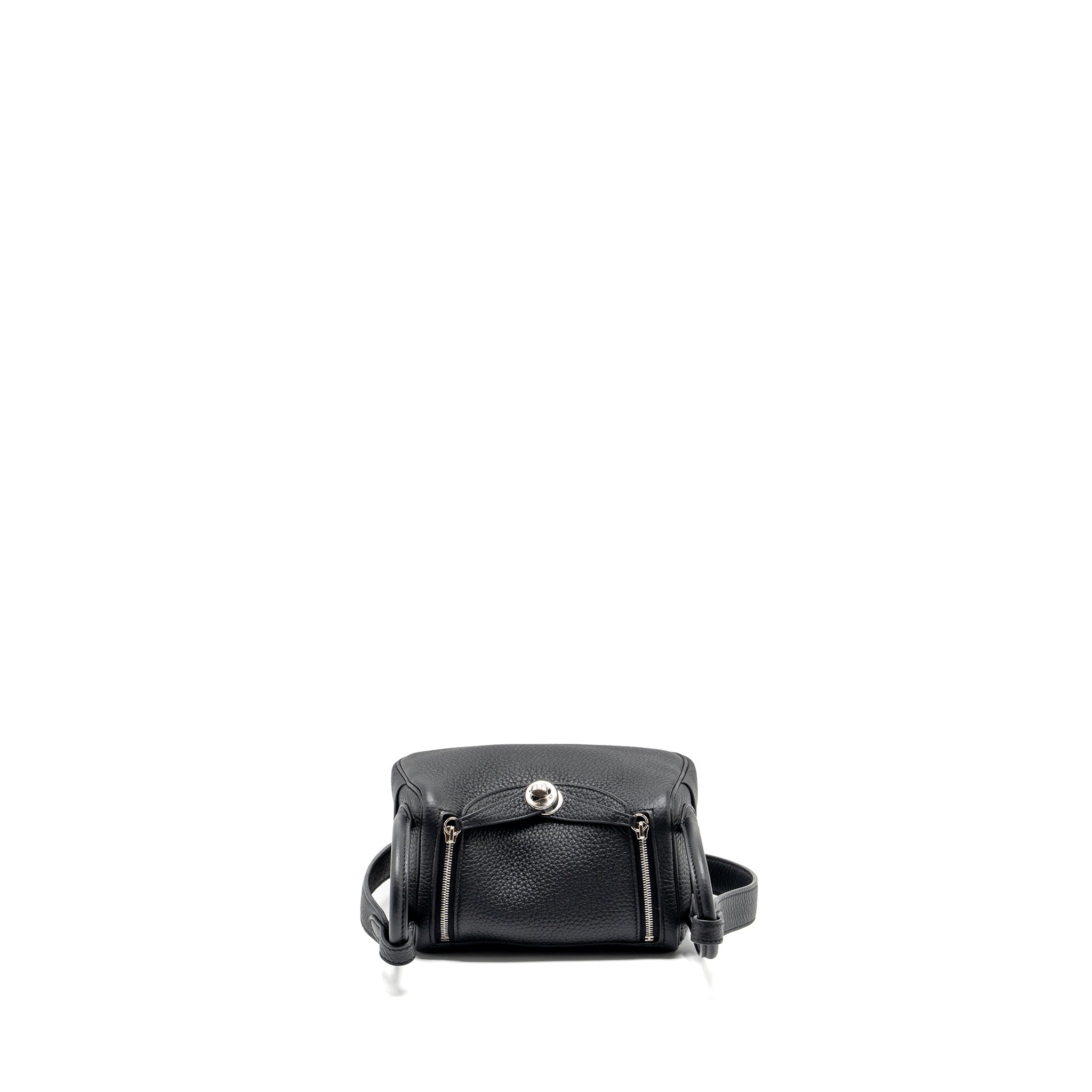HERMES MINI LINDY CLEMENCE BLACK SHW