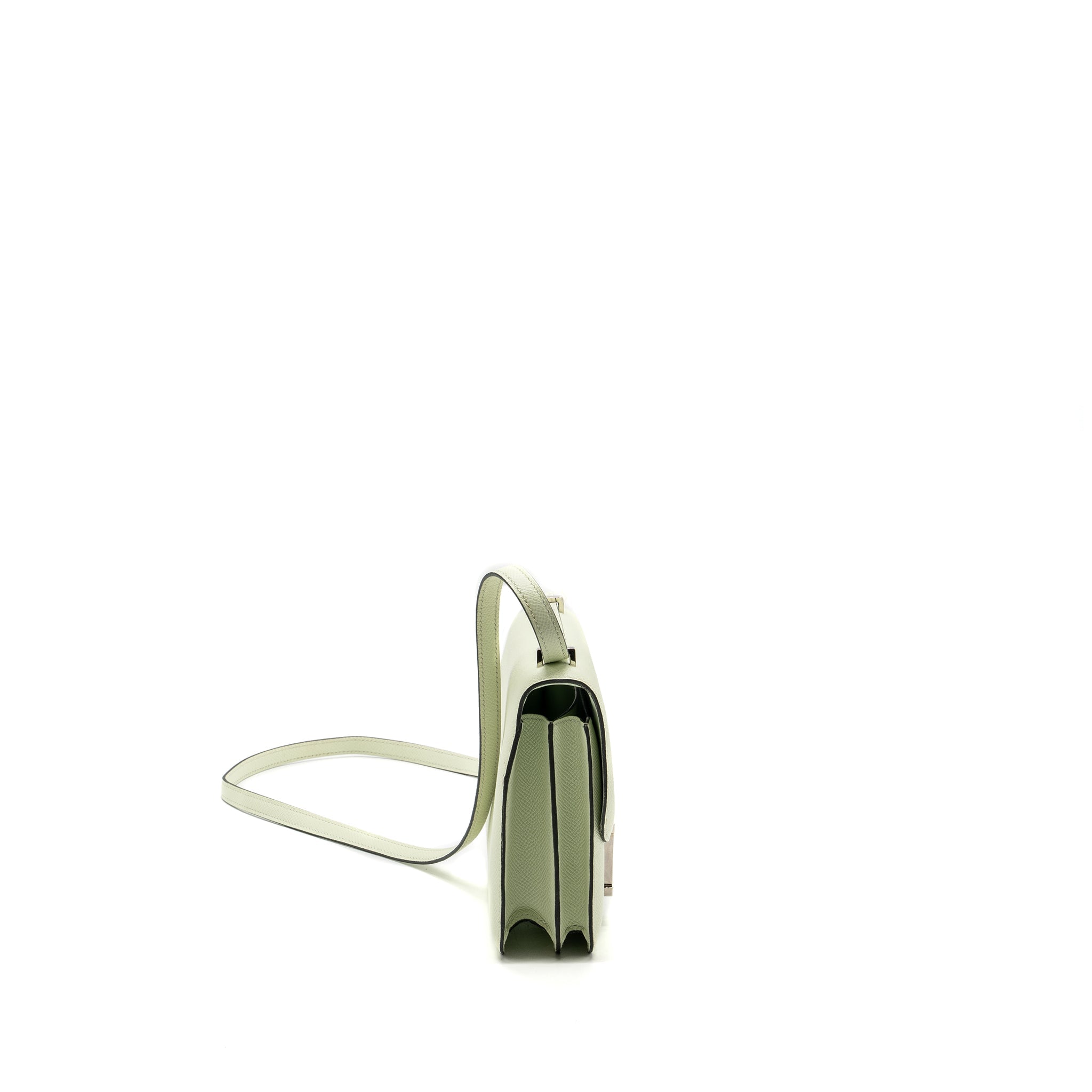 HERMES MINI CONSTANCE EPSOM VERT FIZZ SHW