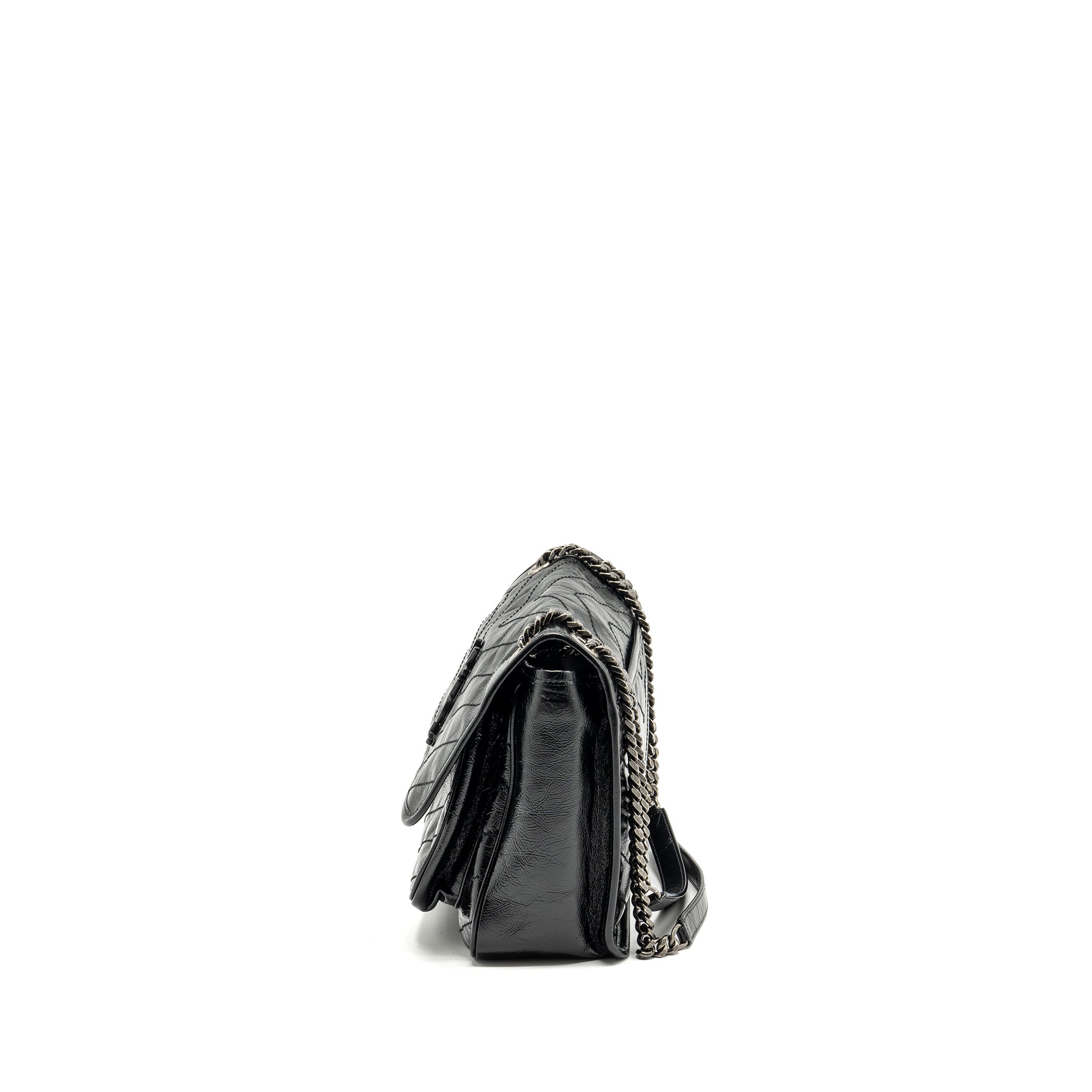 SAINT LAURENT/ YSL MEDIUM NIKI CALFSKIN BLACK SHW
